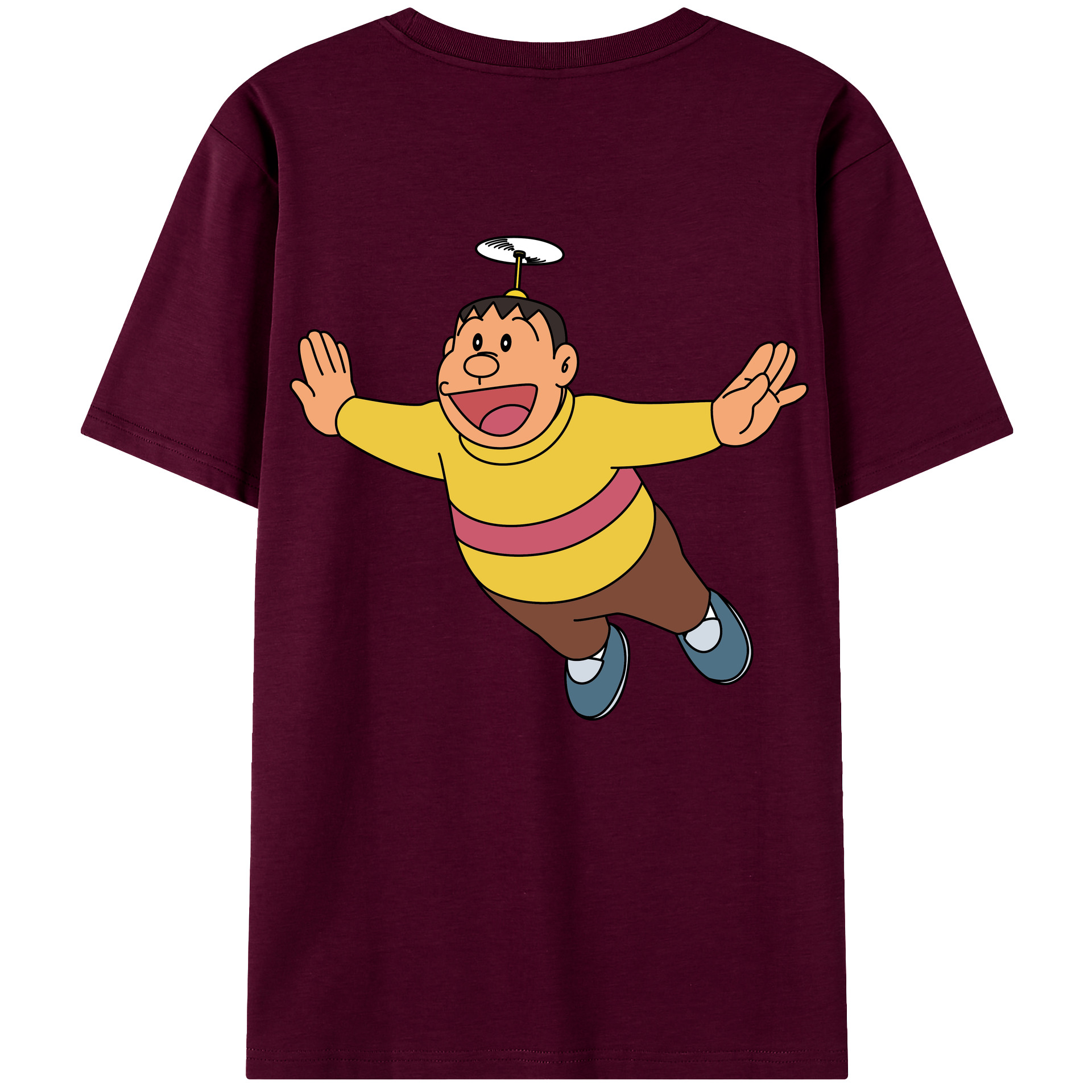 （画像用） ドラえもん 剛田武 Doraemon Gouta Takeshi レディース半袖Tシャツ(バックプリント)